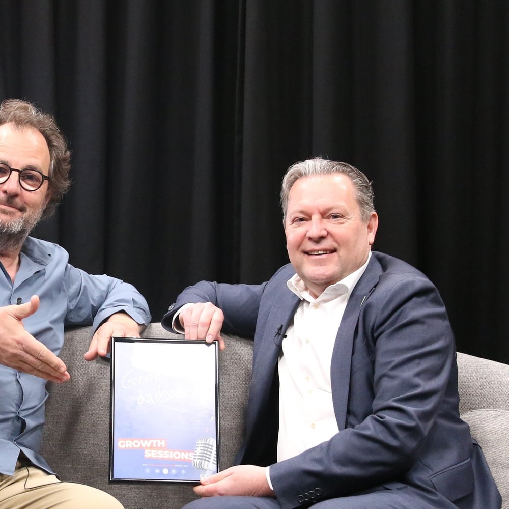 Pascal Pinket tijdens de salesUp Growth Sessions