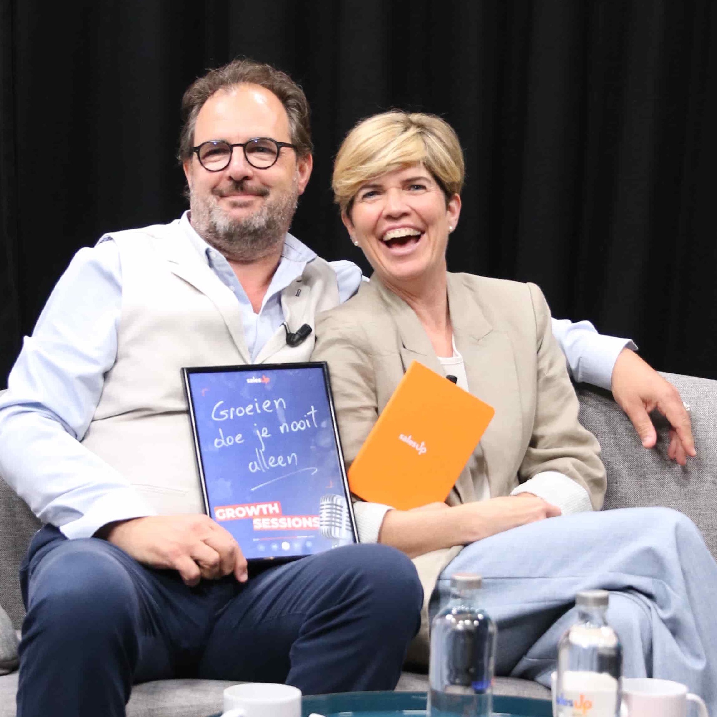 Sofie De Lathouwer tijdens de salesUp Growth Sessions